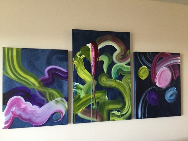 Bursting Forth Triptych